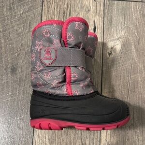 Kamik Children's Pink and Gray Snow Boots
